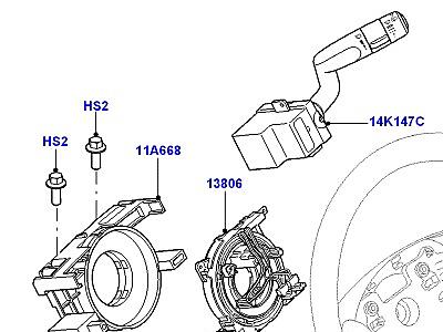 420AHQ ПЕРЕКЛЮЧАТЕЛИ STEERING WHEEL  Freelander 2 (L359)
