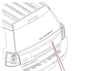 421AIB ОБОРУДОВАНИЕ КАМЕРЫ  Freelander 2 (L359)
