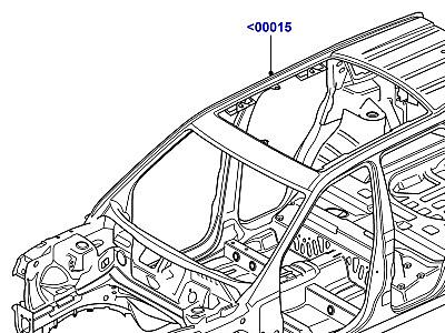 500AAA КАРКАС КУЗОВА  Freelander 2 (L359)