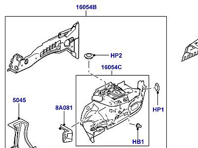 501AAV ПЕРЕДНBT ПАНЕЛИ, ФАРТУКИ И ЛОНЖЕРОНЫ  Freelander 2 (L359)