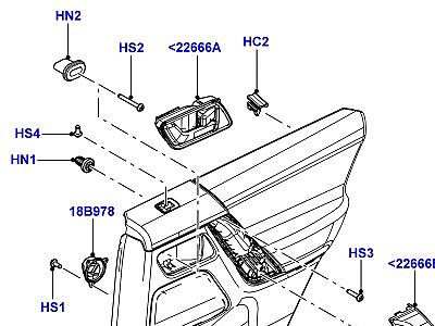 503ACU УСТАНОВКА ОТДЕЛКИ ЗАДНЕЙ ДВЕРИ  Freelander 2 (L359)