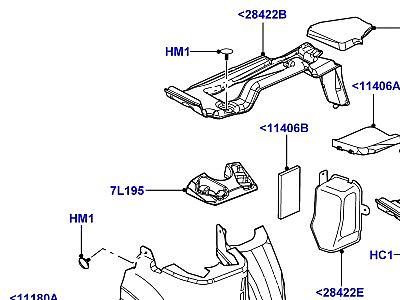519AMD ЗАДНИЕ ИЗОЛЯТОРЫ  Freelander 2 (L359)