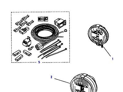 A01025 FOG & DRIVING LAMPS-TO (V) LA647644  Range Rover Classic