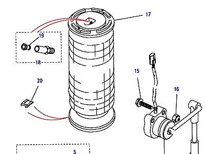 B02015 AIR SPRINGS & DAMPERS-REAR  Range Rover Classic