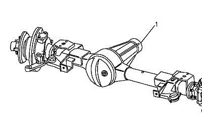 B03040 FRONT AXLE В СБОРЕ -ELECTRONIC AIR SUSPENSION  Range Rover Classic