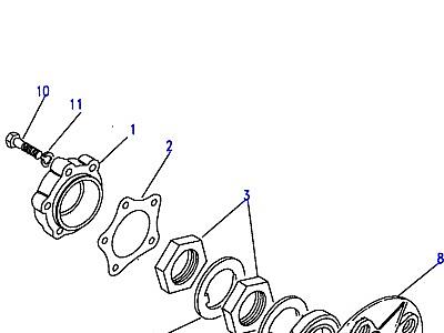 B03050 FRONT HUBS-FROM (V) JA624517  Range Rover Classic