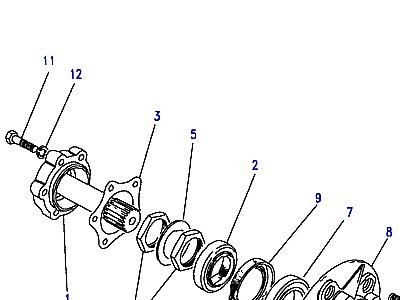 B03055 FRONT HUBS  Range Rover Classic