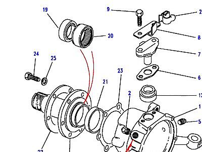 B03065 SWIVEL PIN HOUSING  Range Rover Classic