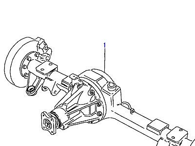 B06005 AXLE В СБОРЕ REAR  Range Rover Classic