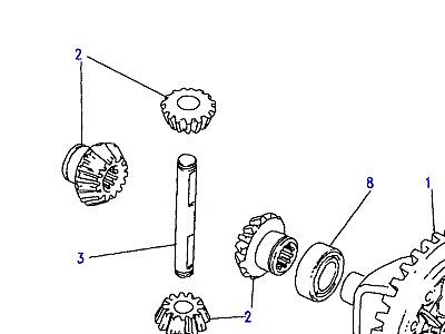 B06015 DIFFERENTIAL CASE REAR  Range Rover Classic