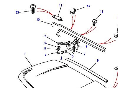 C01060 BONNET & LOCKING PLATFORM  Range Rover Classic
