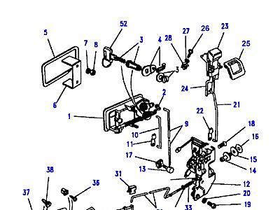 C01085 DOOR LOCKS FRONT - NON HEATED  Range Rover Classic