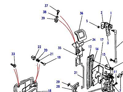 C01095 DOOR LOCKS  Range Rover Classic