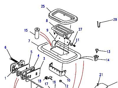 C01155 LOCK LOWER TAILGATE  Range Rover Classic