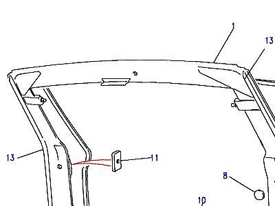 C01180 REAR END STRUCTURE  Range Rover Classic