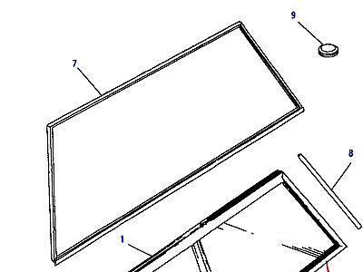 C01215 SIDE WINDOW - REAR  Range Rover Classic