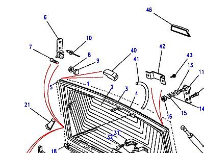 C01240 TAILGATE В СБОРЕ -UPPER  Range Rover Classic