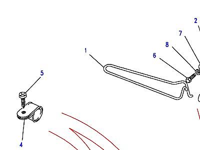 C01245 TORSION SPRING-LOWER TAILGATE  Range Rover Classic