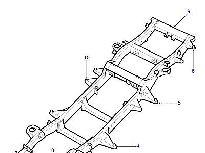 C02010 REPLACEMENT OUTRIGGERS  Range Rover Classic