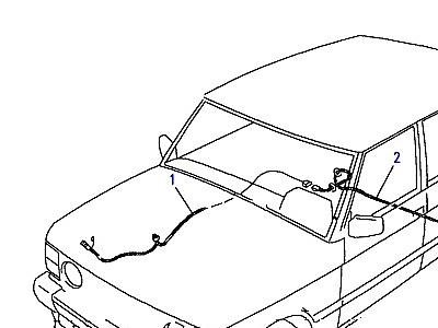D03030 HARNESS-BRAKE PAD WEAR  Range Rover Classic