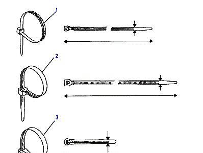 D04015 CABLE TIES  Range Rover Classic