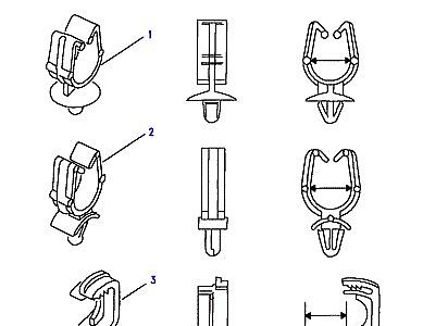 D04025 CLIPS-PANEL & EDGE (CONT')  Range Rover Classic