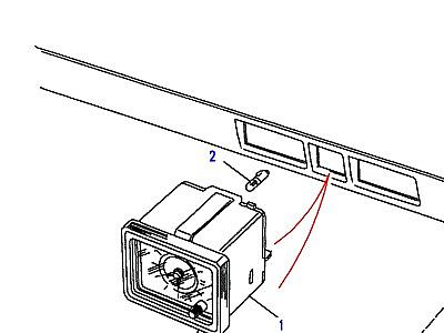 D09010 CLOCK & CIGAR LIGHTER-TO (V) LA647644  Range Rover Classic