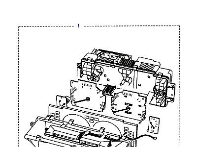 D09015 INSTRUMENT PACK COMPLETE  Range Rover Classic