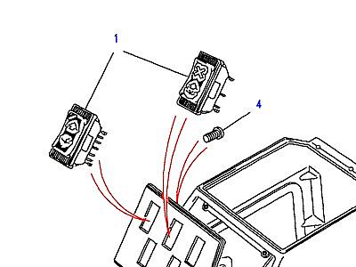 D12040 FRONT CONSOLE-TO (V) LA647644  Range Rover Classic