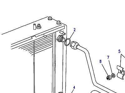F02035 OIL COOLER HOSES  Range Rover Classic
