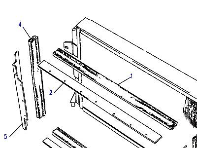 F02055 RADIATOR SEALS  Range Rover Classic