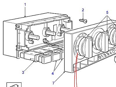 F03010 CONTROL В СБОРЕ FRONT  Range Rover Classic