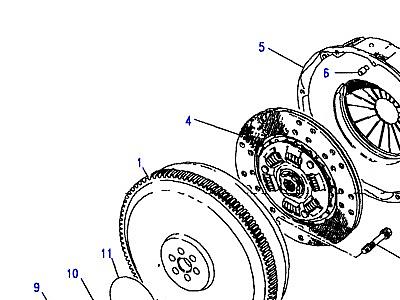 G01040 CLUTCH & FLYWHEEL  Range Rover Classic
