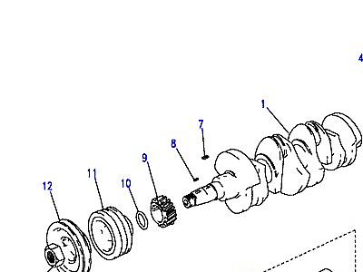 G01060 CRANKSHAFT & BEARINGS  Range Rover Classic