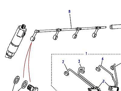 G01115 INJECTORS & PIPES  Range Rover Classic