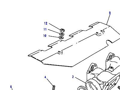 G01125 MANIFOLD EXHAUST  Range Rover Classic