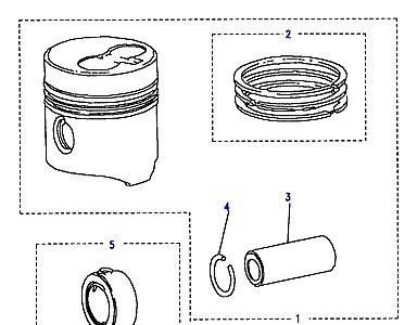 G01135 PISTON & RINGS  Range Rover Classic