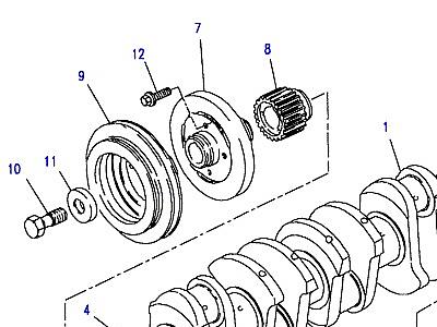 G02035 CRANKSHAFT & BEARINGS  Range Rover Classic