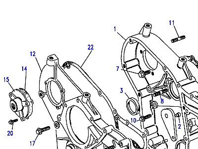 G02090 FRONT COVER  Range Rover Classic