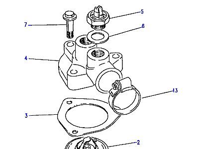 G02160 THERMOSTAT HOUSING  Range Rover Classic