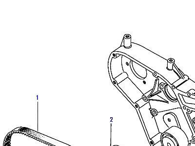 G02165 TIMING BELT & TENSIONER  Range Rover Classic