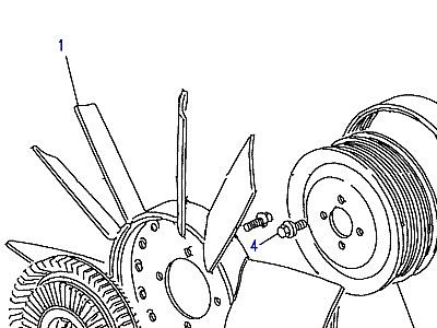 G03030 COOLING FAN & BELT  Range Rover Classic