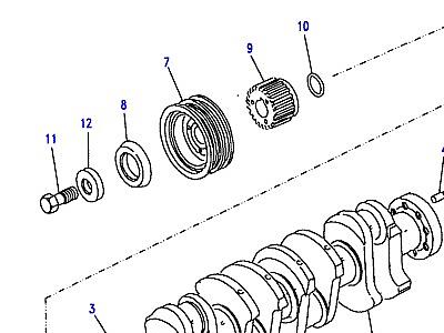G03035 CRANKSHAFT & BEARINGS  Range Rover Classic