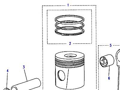 G03115 PISTON, CONNECTING ROD & BEARINGS  Range Rover Classic