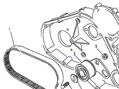 G03150 TIMING BELT & TENSIONER  Range Rover Classic