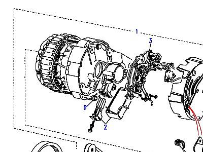 G04015 ALTERNATOR LUCAS A127  Range Rover Classic