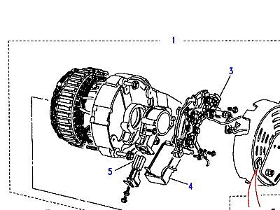 G04020 ALTERNATOR LUCAS A133  Range Rover Classic