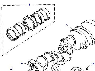 G04040 CRANKSHAFT & BEARINGS  Range Rover Classic