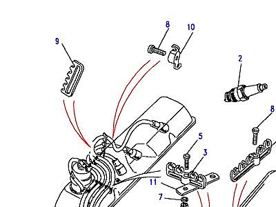 G04095 HIGH TENSION LEADS & PLUGS  Range Rover Classic