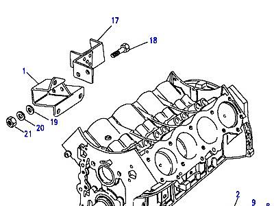 G04115 MOUNTINGS-DIPSTICK  Range Rover Classic